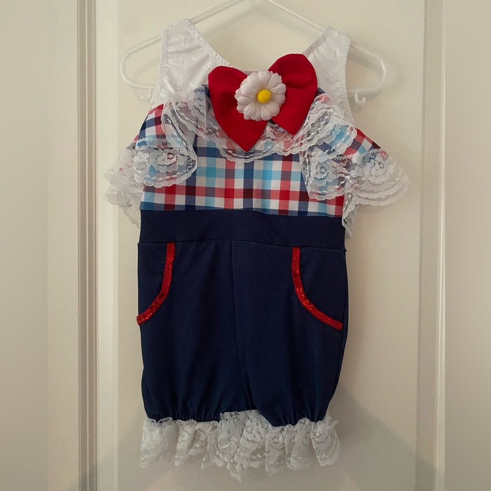 Pippi inspired dance costume.